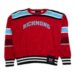 John Richmond Maglia Girocollo Tinta Unita con Stampa per Bambino RBP26124MA ROSSO JOHN RICHMOND 