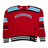 John Richmond Maglia Girocollo Tinta Unita con Stampa per Bambino RBP26124MA ROSSO JOHN RICHMOND 