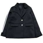 John Richmond Giacca Tinta Unita con Profili Maniche In Contrasto per Bambino RBP26138GC NERO JOHN RICHMOND 