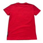 John Richmond T-Shirt Girocollo Tinta Unita con Stampa per Bambino RBP26141TS ROSSO JOHN RICHMOND 