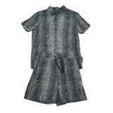 John Richmond Completo 2 Pezzi Camicia-Bermuda per Bambino RBP26159CE NERO JOHN RICHMOND 