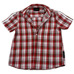John Richmond Camicia Mezza Manica Fantasia  per Bambino RBP26194CA ROSSO JOHN RICHMOND 