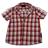 John Richmond Camicia Mezza Manica Fantasia  per Bambino RBP26194CA ROSSO JOHN RICHMOND 