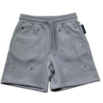 John Richmond Bermuda In Tuta Tinta Unita con Trafori per Bambino RBP26215BE GRIGIO JOHN RICHMOND 