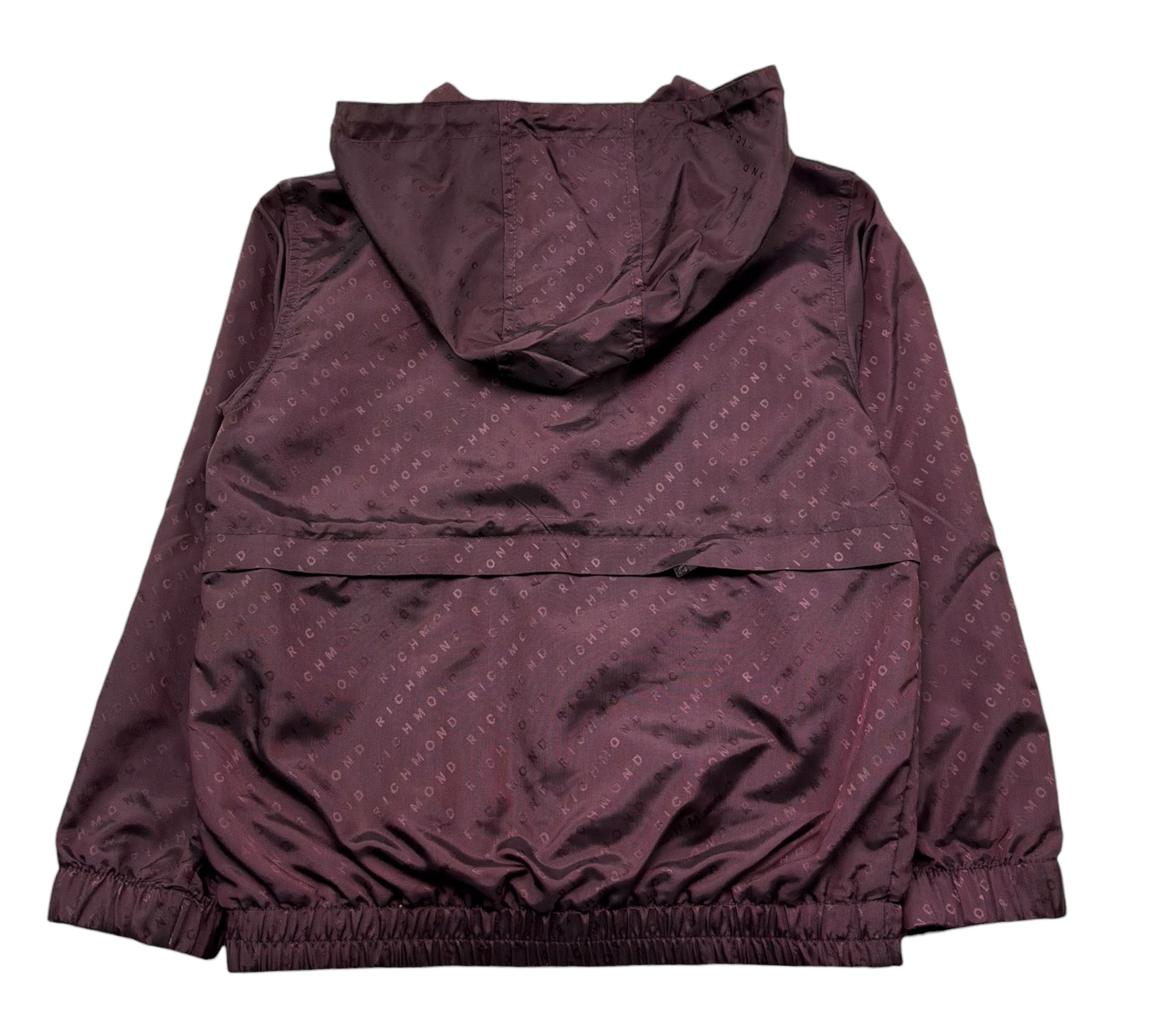 John Richmond Giubbino Tinta Unita con Zip E Cappuccio per Bambino RBP26216GB BORDEAUX JOHN RICHMOND 