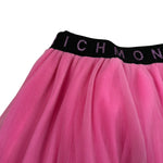 John Richmond Gonna tinta unita con Elastico In Vita Rosa per Bambina RGP24078GO ROSA JOHN RICHMOND 