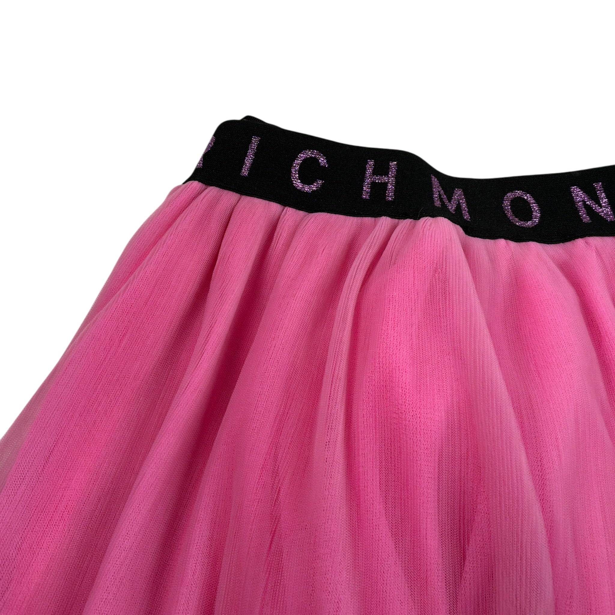 John Richmond Gonna tinta unita con Elastico In Vita Rosa per Bambina RGP24078GO ROSA JOHN RICHMOND 
