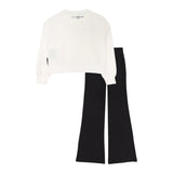 John Richmond Completo 2 Pezzi Felpa-Pantalone per Neonata RGP25004CF BIANCO/NERO JOHN RICHMOND 