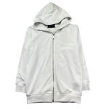 John Richmond Felpa con Zip E Cappuccio Tinta Unita per Bambino RGP26001FE BIANCO JOHN RICHMOND 