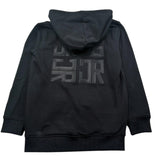 John Richmond Felpa con Zip E Cappuccio Tinta Unita per Bambino RGP26001FE NERO JOHN RICHMOND 
