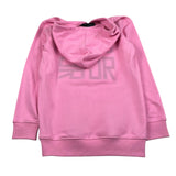 John Richmond Felpa Tinta Unita con Cappuccio E Stampa per Bambina RGP26006FE ROSA JOHN RICHMOND 