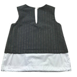 John Richmond Top Giromanica Tinta Unita per Bambina RGP26038TO GRIGIO JOHN RICHMOND 