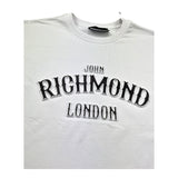John Richmond T-Shirt Girocollo Tinta Unita con Stampa per Bambina RGP26048TS BIANCO JOHN RICHMOND 