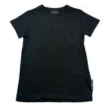 John Richmond T-Shirt Girocollo Tinta Unita con Logo per Bambino RGP26050TS NERO JOHN RICHMOND 