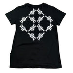 John Richmond T-Shirt Girocollo Tinta Unita con Logo per Bambino RGP26050TS NERO JOHN RICHMOND 