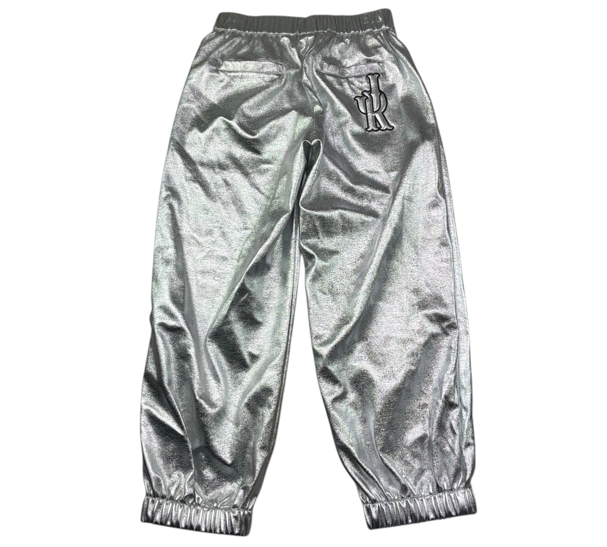 John Richmond Pantalone Tinta Unita con Elastico In Vita per Bambina RGP26052PA ARGENTO JOHN RICHMOND 