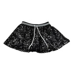 John Richmond Gonna Tinta Unita con Paillettes per Bambina RGP26054GO NERO JOHN RICHMOND 