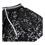 John Richmond Gonna Tinta Unita con Paillettes per Bambina RGP26054GO NERO JOHN RICHMOND 