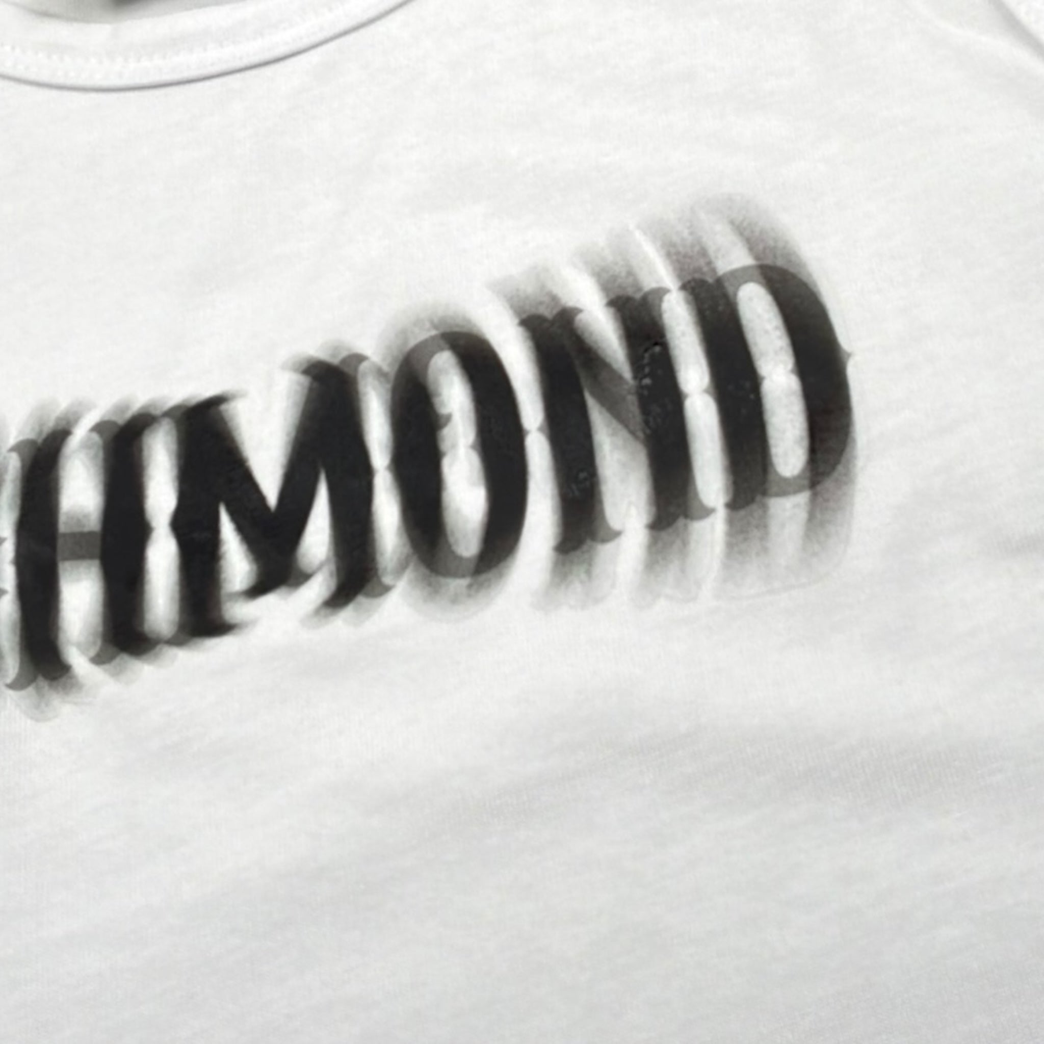 John Richmond Canotta Modello Crop Tinta Unita con Stampa per Bambina RGP26058TO BIANCO JOHN RICHMOND 