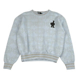 John Richmond Maglia Tinta Unita con Stampa E Fantasia per Bambina RGP26063MA AZZURRO JOHN RICHMOND 