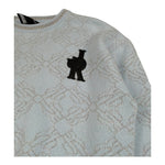 John Richmond Maglia Tinta Unita con Stampa E Fantasia per Bambina RGP26063MA AZZURRO JOHN RICHMOND 