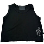John Richmond Completo 2 Pezzi Canotta-Short Tinta Unita per Bambina RGP26064CJ NERO JOHN RICHMOND 