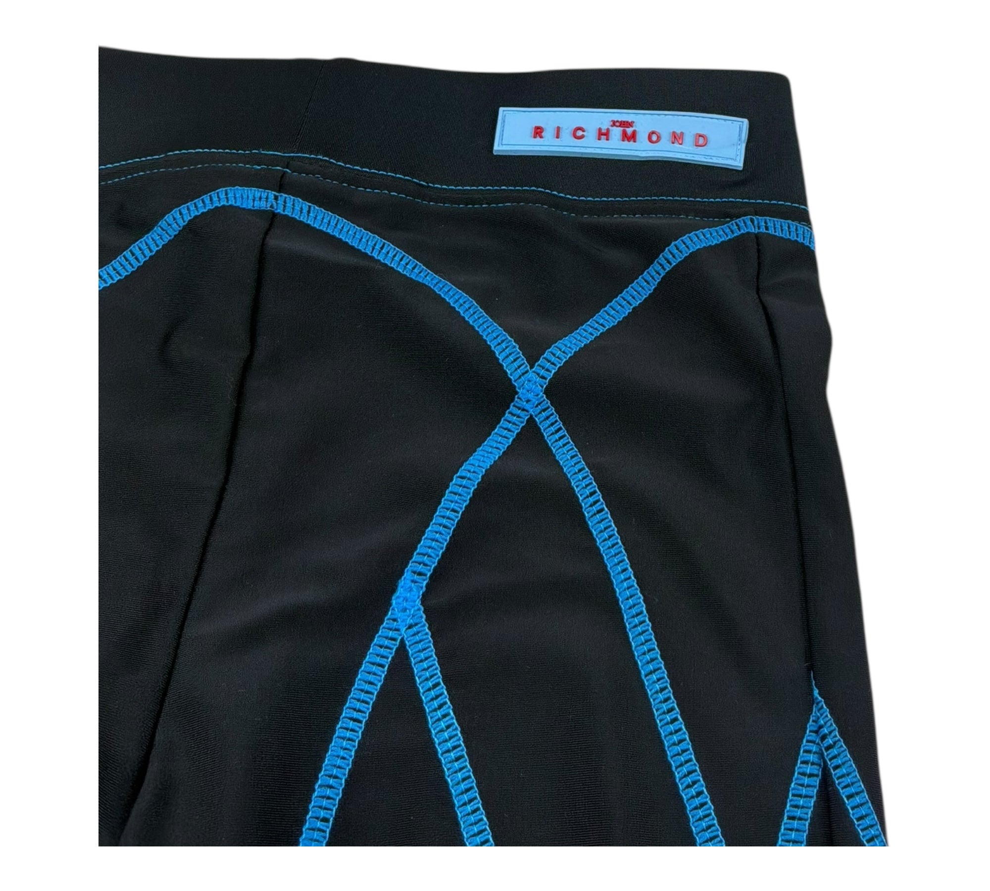 John Richmond Leggins Tinta Unita con Stampe per Bambina RGP26071LE NERO JOHN RICHMOND 