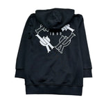 John Richmond Felpa con Zip E Cappuccio Tinta Unita per Bambino RGP26074FE NERO JOHN RICHMOND 