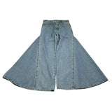 John Richmond Jeans Tinta Unita con Girovita Regolabile per Bambina RGP26092JE AZZURRO JOHN RICHMOND 