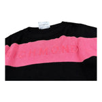 John Richmond Maglia Bicolore con Fantasia A Righe per Bambina RGP26119MA NERO/FUXIA JOHN RICHMOND 