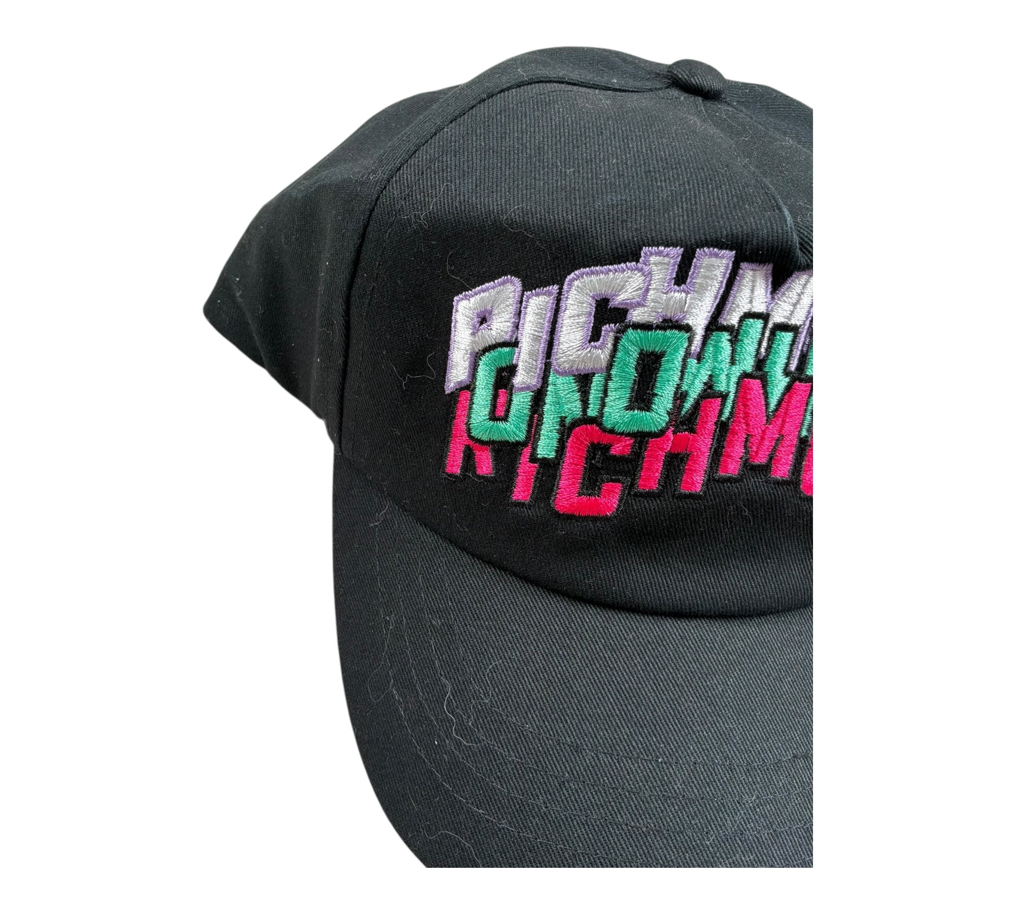 John Richmond Cappello con Visiera Tinta Unita con Logo per Bambina RGP26136BT NERO JOHN RICHMOND 
