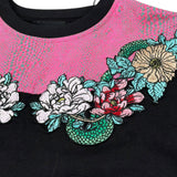 John Richmond T-Shirt Tinta Unita con Stampa per Bambino RGP26166TS NERO JOHN RICHMOND 