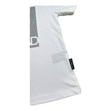 John Richmond T-Shirt Girocollo Tinta Unita con Brillantini per Bambina RGP26207TS BIANCO JOHN RICHMOND 