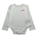 John Richmond Body Manica Lunga tinta unita con Logo Panna per Neonata RIA23096VEN PANNA JOHN RICHMOND 