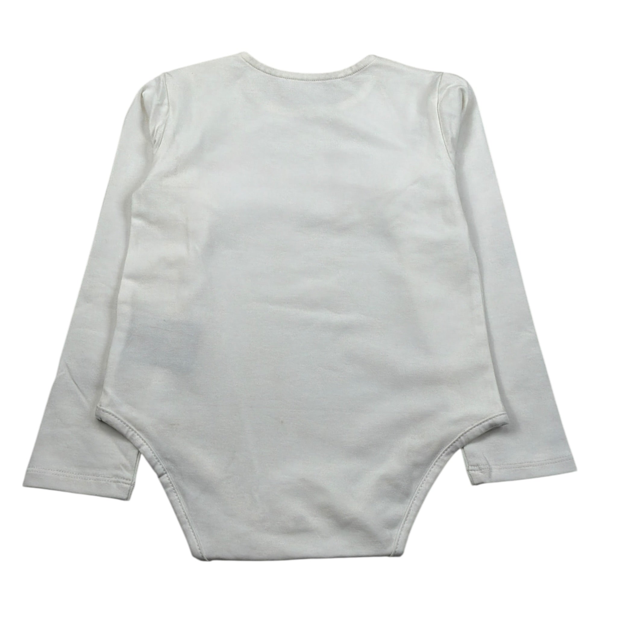 John Richmond Body Manica Lunga tinta unita con Logo Panna per Neonata RIA23096VEN PANNA JOHN RICHMOND 