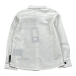 John Richmond Camicia tinta unita con Logo Bianco per Neonato RIP23084CANE BIANCO JOHN RICHMOND 