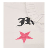 John Richmond T-Shirt Girocollo Tinta Unita con Stampa per Neonata RIP23102TS BIANCO JOHN RICHMOND 