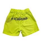 John Richmond Bermuda Tinta Unita con Logo per Bambino RIP24123BE6S VERDE JOHN RICHMOND 