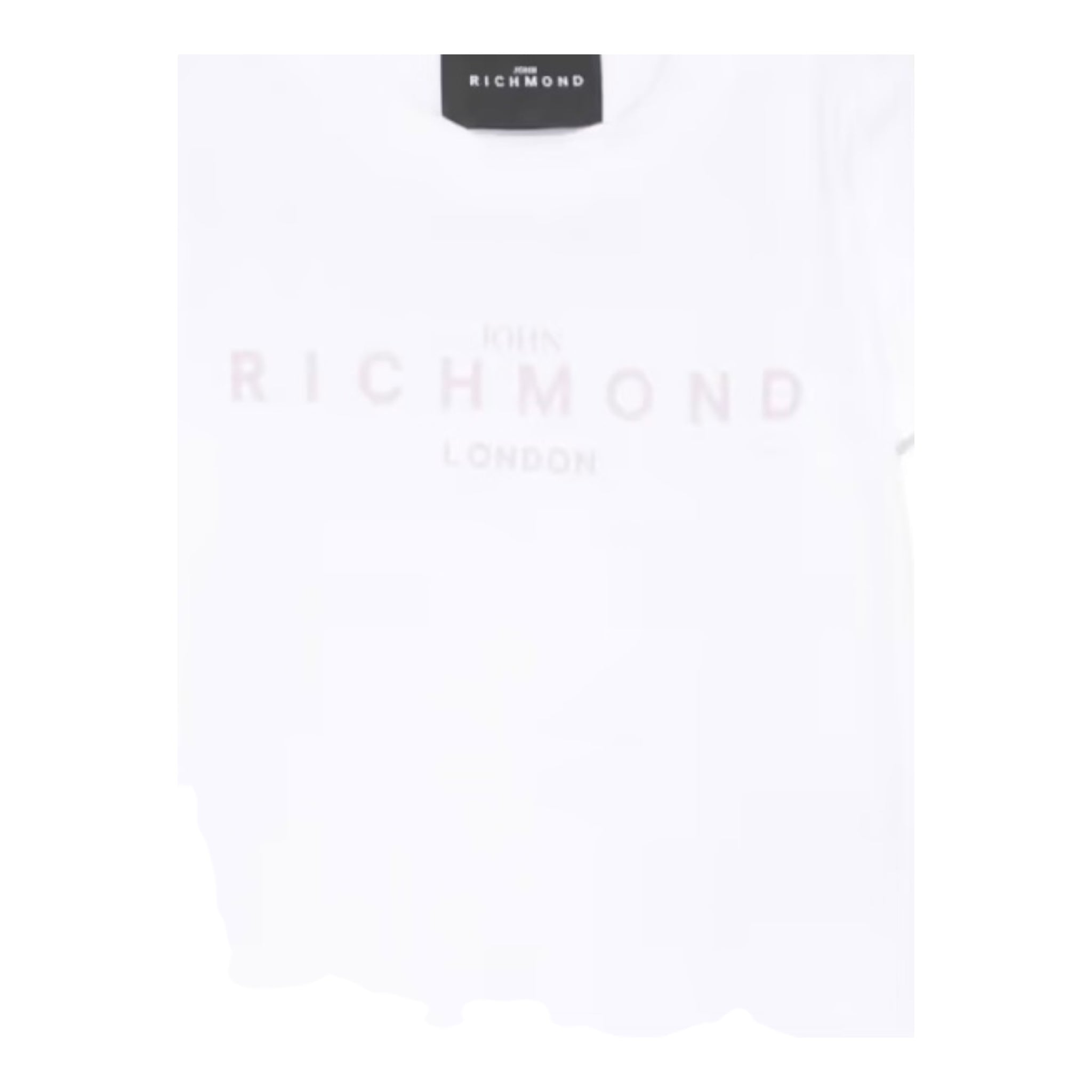 John Richmond T-Shirt Girocollo Tinta Unita con Stampa per Neonata RIP25002TSXXN BIANCO JOHN RICHMOND 