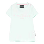 John Richmond T-Shirt Girocollo Tinta Unita con Stampa per Neonata RIP25002TSXXN VERDE ACQUA JOHN RICHMOND 