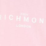 John Richmond T-Shirt Girocollo Tinta Unita con Stampa per Neonata RIP25002TSXXXX ROSA JOHN RICHMOND 