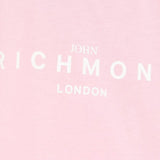 John Richmond T-Shirt Girocollo Tinta Unita con Stampa per Neonata RIP25002TSXXXX ROSA JOHN RICHMOND 