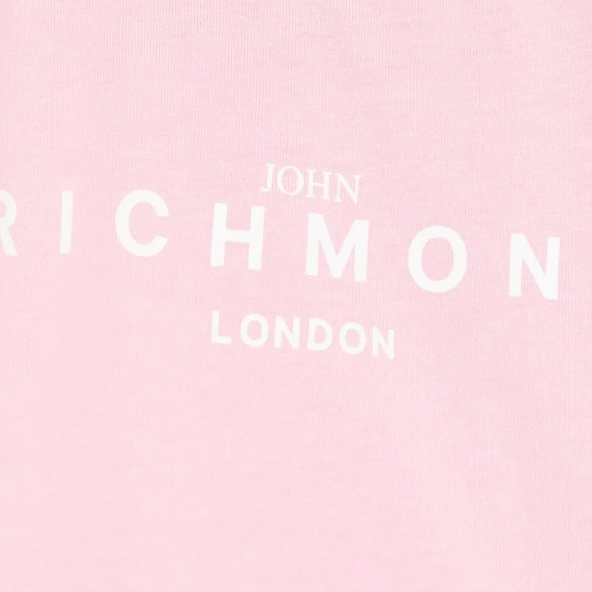 John Richmond T-Shirt Girocollo Tinta Unita con Stampa per Neonata RIP25002TSXXXX ROSA JOHN RICHMOND 