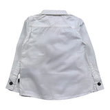 John Richmond Camicia Manica Lunga Tinta Unita con Logo per Neonato RIP25056CAN BIANCO JOHN RICHMOND 