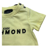 John Richmond T-Shirt Girocollo Tinta Unita con Stampa per Neonato RIP26002TS GIALLO JOHN RICHMOND 