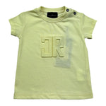 John Richmond T-Shirt Girocollo Tinta Unita con Logo per Neonato RIP26008TS GIALLO JOHN RICHMOND 