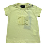 John Richmond T-Shirt Girocollo Tinta Unita con Logo per Neonato RIP26008TS GIALLO JOHN RICHMOND 