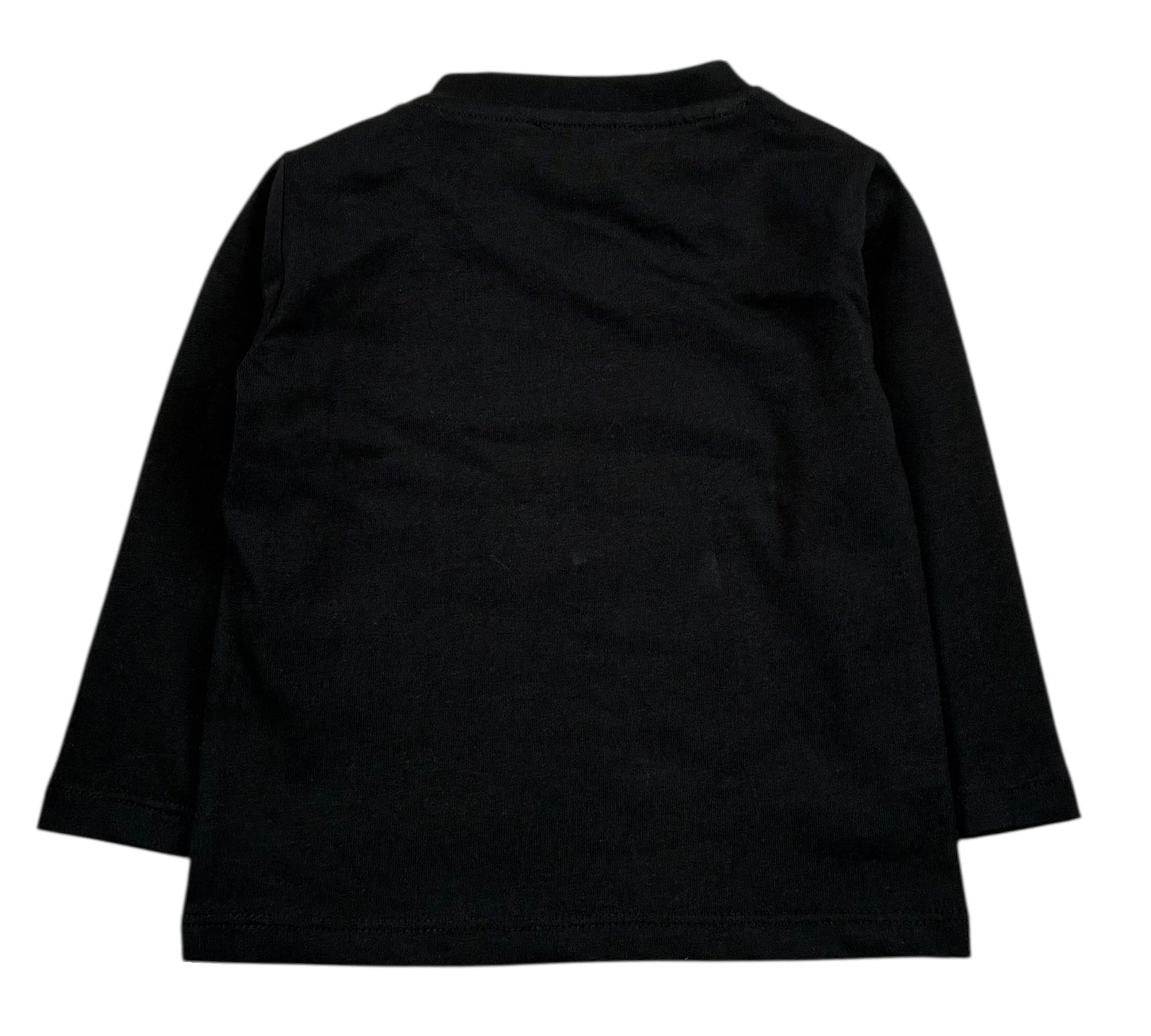 John Richmond Shirt Girocollo Tinta Unita con Logo per Neonato RIP26009TS NERO JOHN RICHMOND 