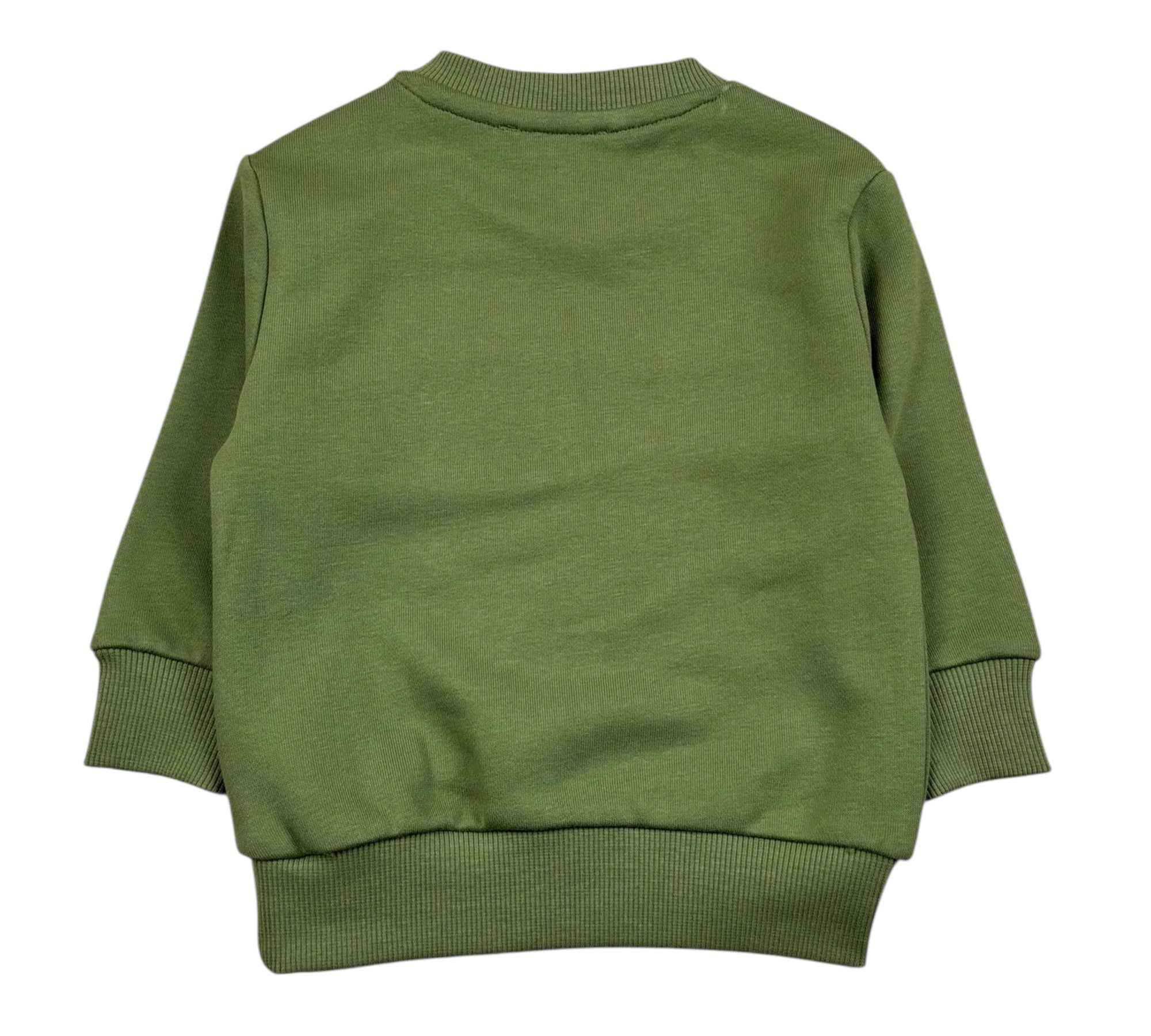 John Richmond Felpa Chiusa Girocollo Tinta Unita con Logo per Neonato RIP26014FE VERDE JOHN RICHMOND 