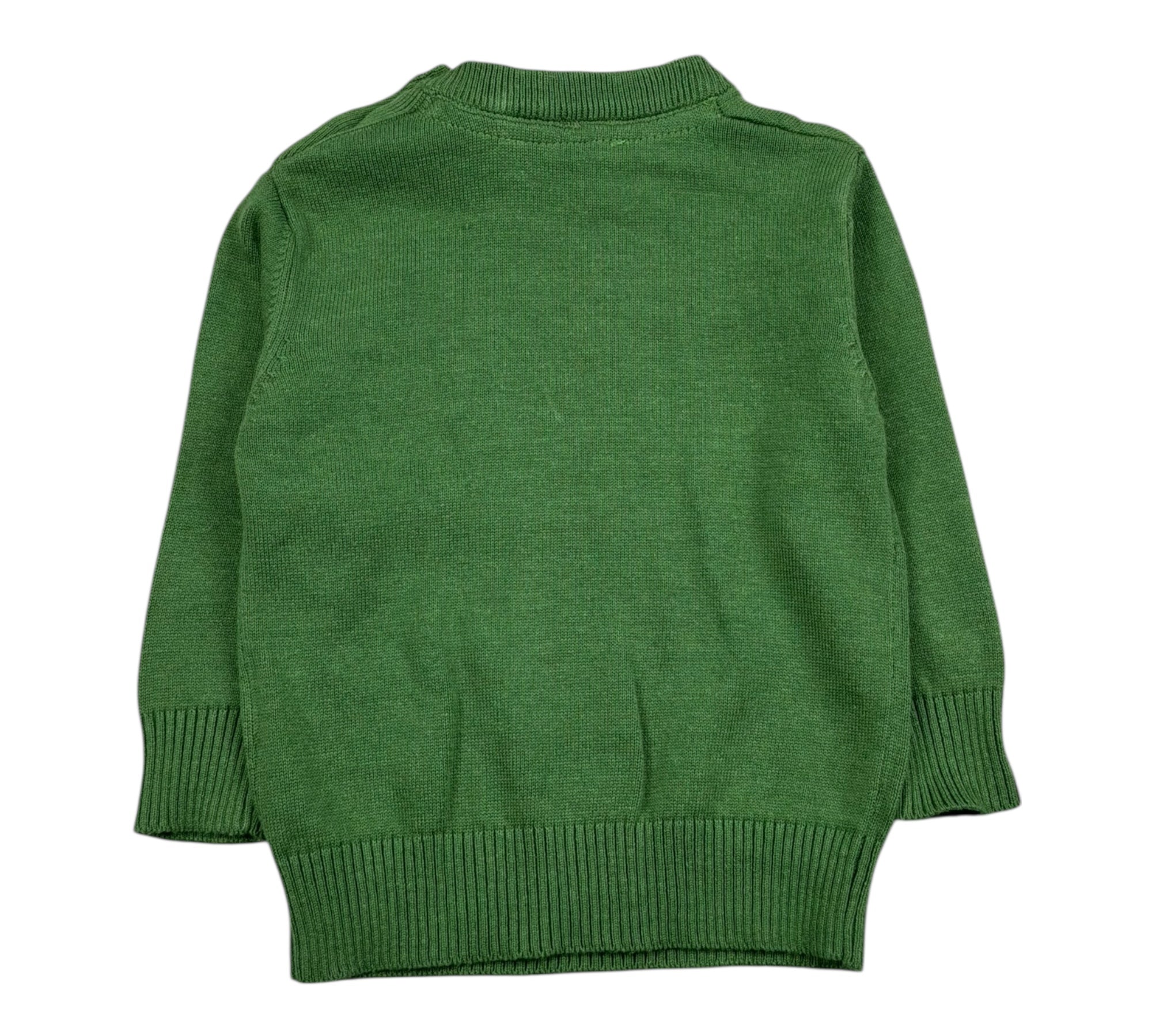 John Richmond Maglia Girocollo Tinta Unita con Logo per Neonato RIP26016MA VERDE JOHN RICHMOND 